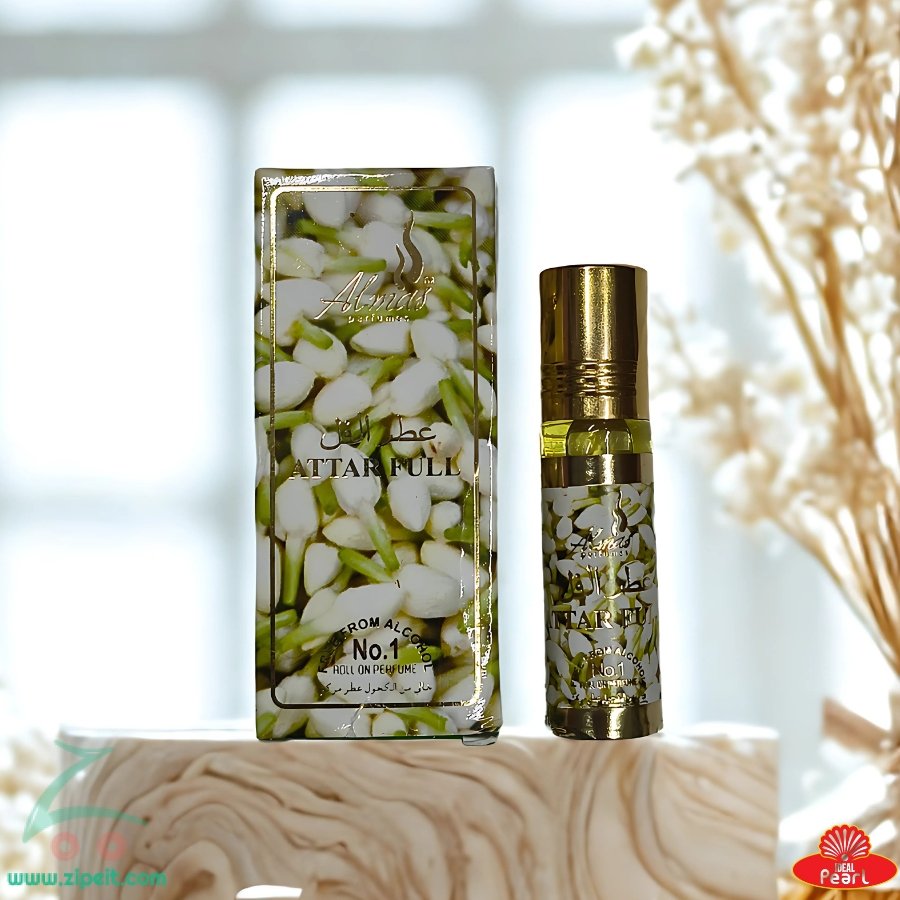 Al-Mas Attar Full 6ml | Attar Roll-On Perfume – Concentrated Floral Fragrance Oil, Alcohol-Free & Long-Lasting | Pack of 6